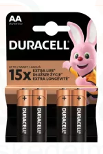 Duracell Basic elem 4 db AA (UG) Kép